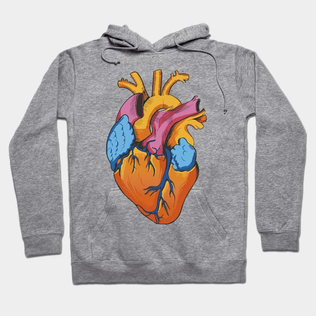 Anatomy Heart t shirt P R t shirt Hoodie by LindenDesigns